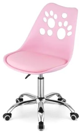 Bestent Kancelárska stolička ružová PAW Basic