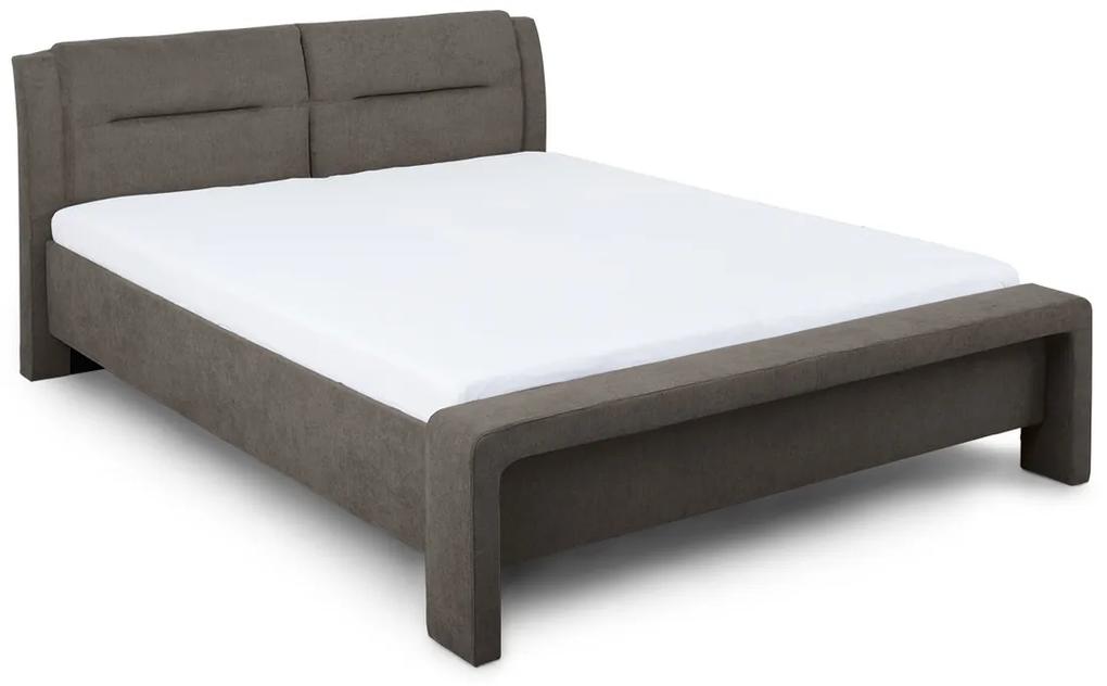 DREVONA Manželská posteľ hnedo šedá 180 cm CHELLO Soro 91