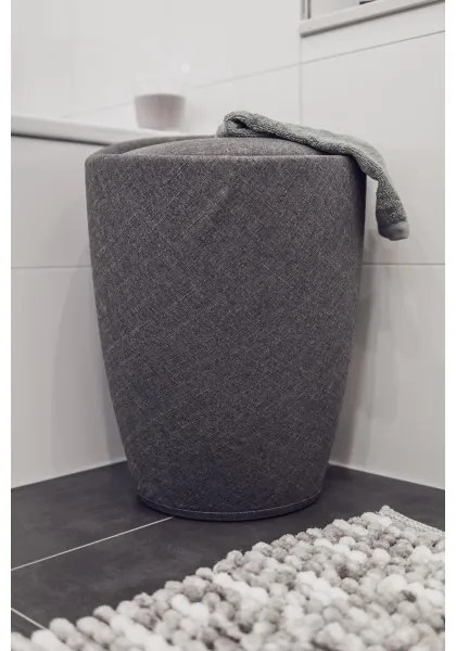 WENKO 22448100 - Stolička CANDY 36x50,5 cm šedá/čierna