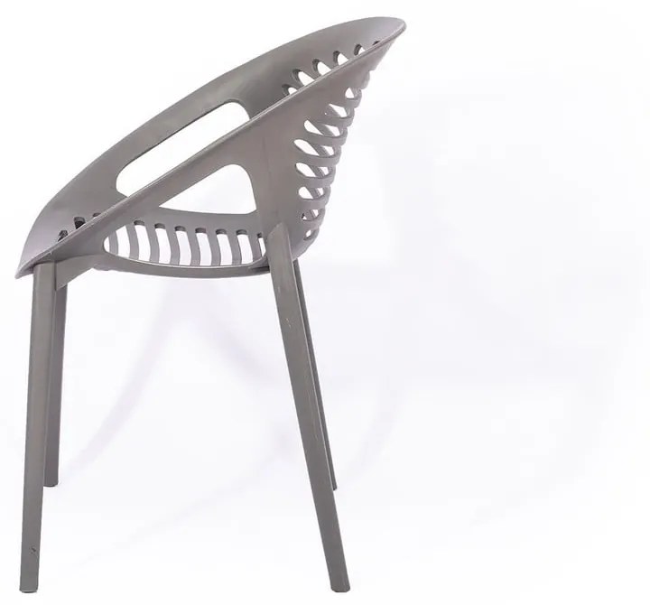 Sivá stohovateľná záhradná stolička Bonami Essentials Joanna