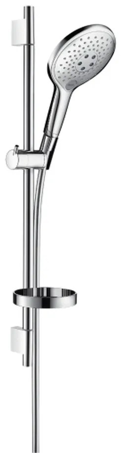 Hansgrohe Raindance Select S, sprchová súprava 150 3jet so sprchovou tyčou 65 cm a miskou, chrómová, HAN-27802000