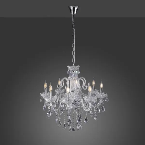 Paul Neuhaus 3081-00 - Krištáľový luster na reťazi GRACIA 8xE14/40W/230V