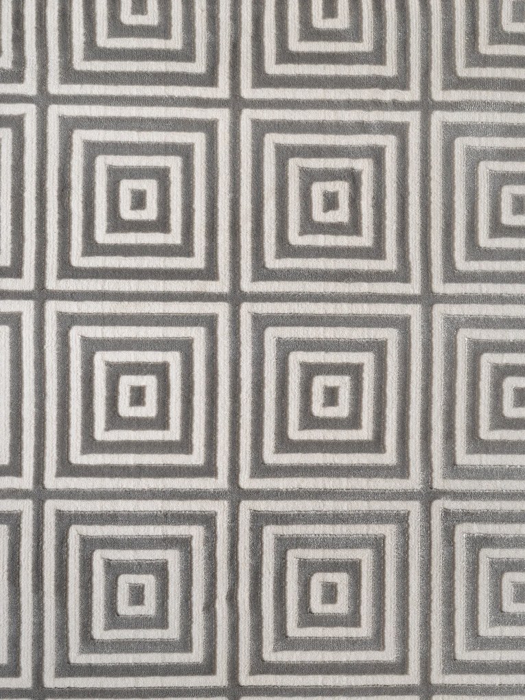 ELLE Decoration, Kusový koberec Perles 106185 White Grey z kolekcie Elle, 200x280, šedá, obývacia izba