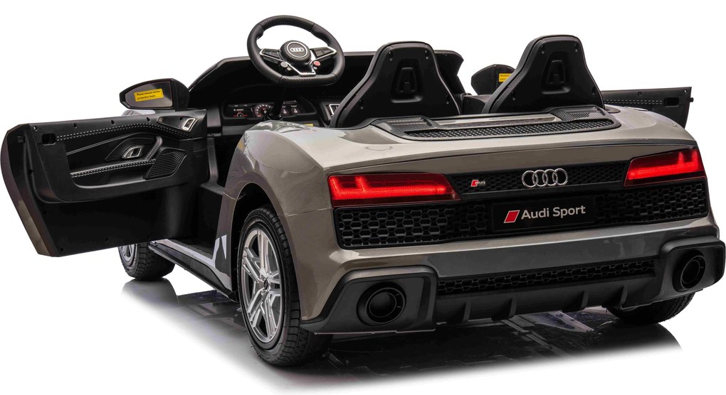 Ramiz Detské autíčko Audi Spyder R8 LIFT sivé