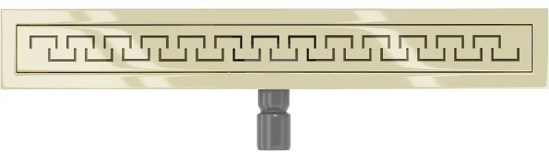 Mexen Flat M15 nerezový sprchový žľab  50 cm, zlatá, 1524050-15