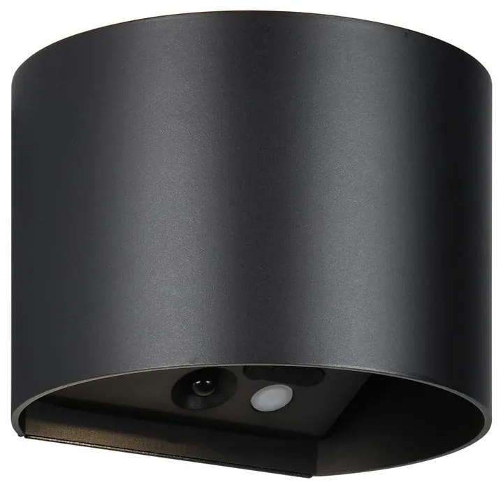 LED nástenné vonkajšie svietidlo so senzorom pohybu na USB (výška 10 cm) Genie – Reality