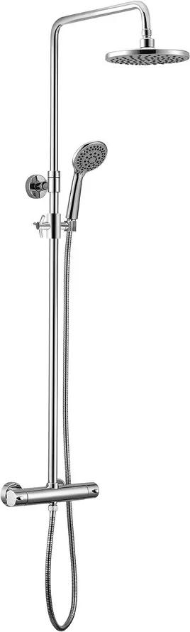 SAPHO - KIMURA sprchový sloup s termostatickou baterií, chrom (KU322)