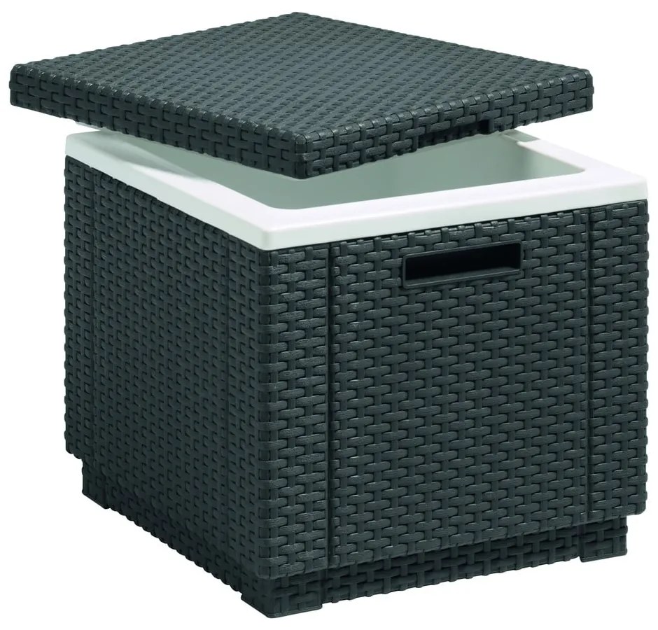 Záhradný stolík so zásobníkom na ľad 42x42 cm – Keter