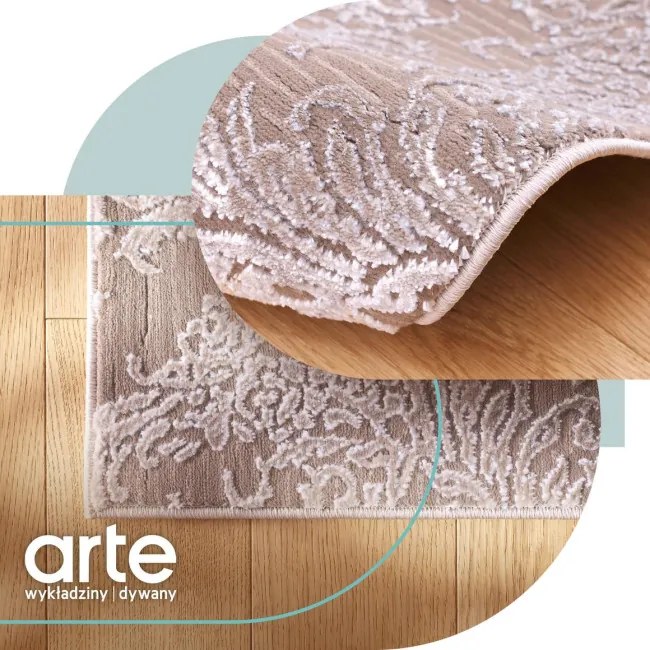 Koberec Dywilan Roma 5 béžový / biely