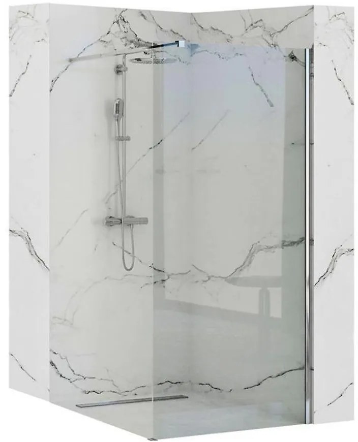 Sprchová stena Walk-in Aero ˝N˝ Rea K7551 100x195 chróm