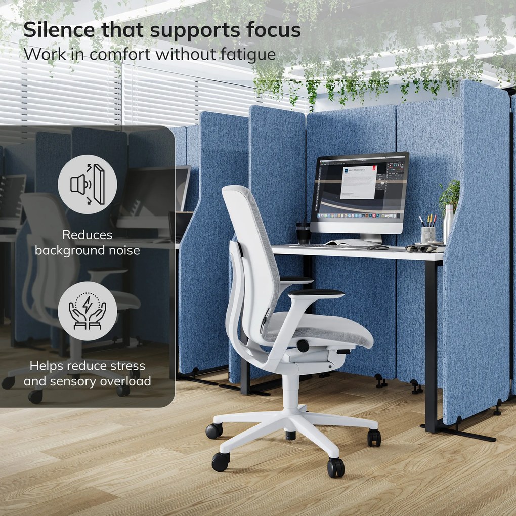 Akustická stena SADIE Frozen Lake 240/145 cm