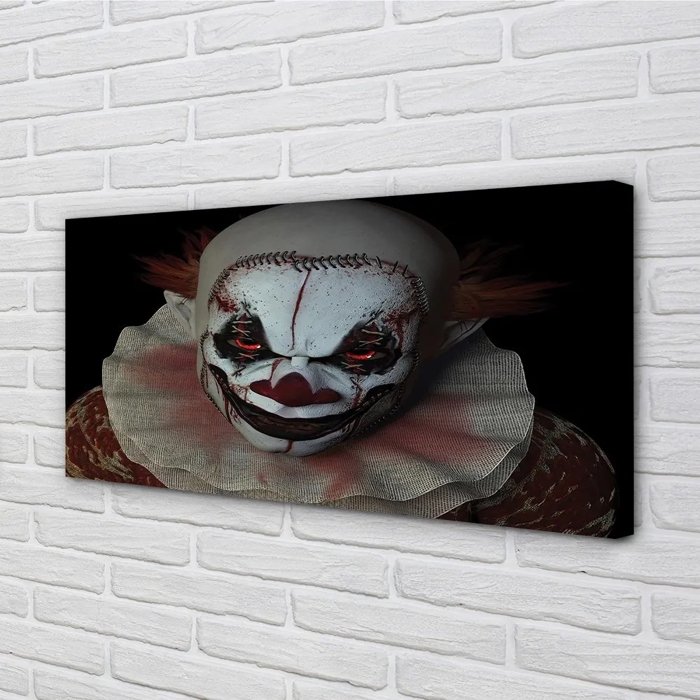 Obraz canvas scary clown 100x50 cm