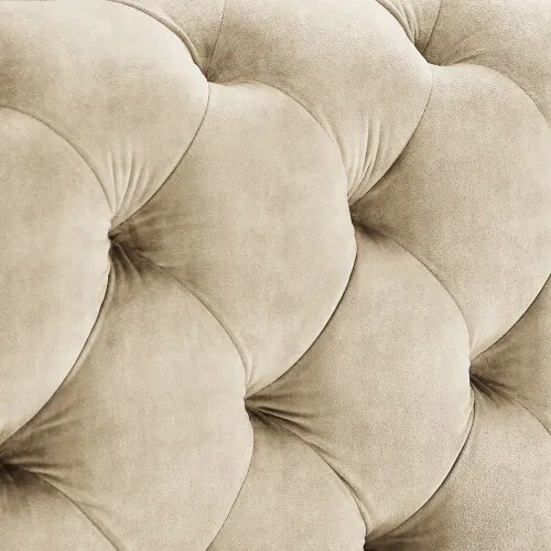 Posteľ 43256 180x200cm Modern Barock Zamat Champagner  - Komfort-nábytok