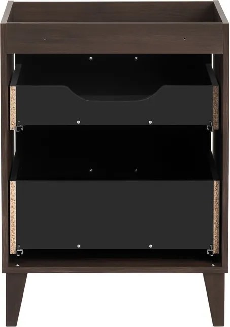 Koupelnová sestava Dorothy Smile s deskou, umyvadlem a skříňkou 60 cm dub ristretto