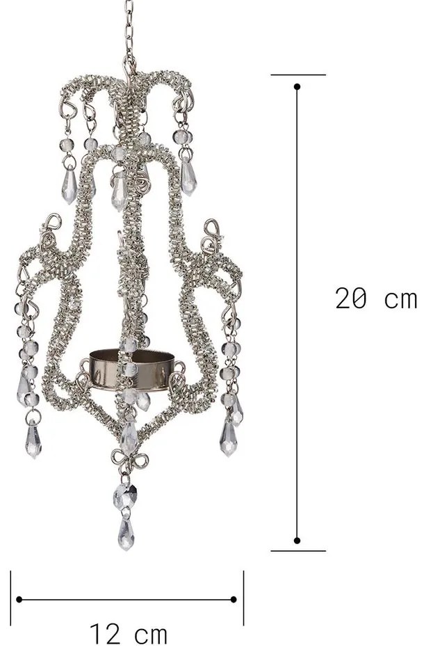 ROYAL HEIGHTS Luster pre čajovou sviečku