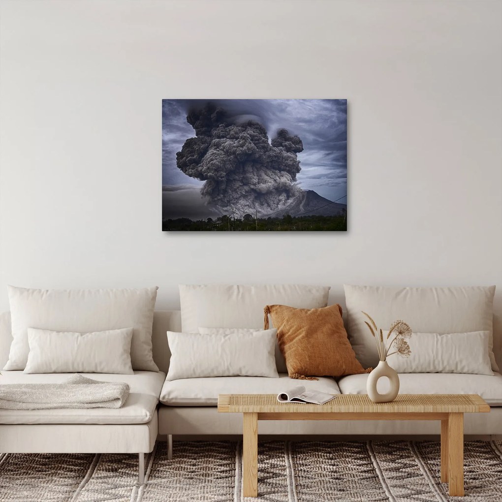 Obraz - Sopečná erupcia (70x50 cm)