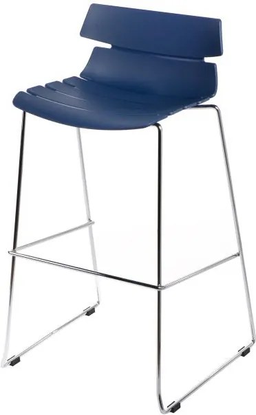 Barová stolička Stolen, modrá