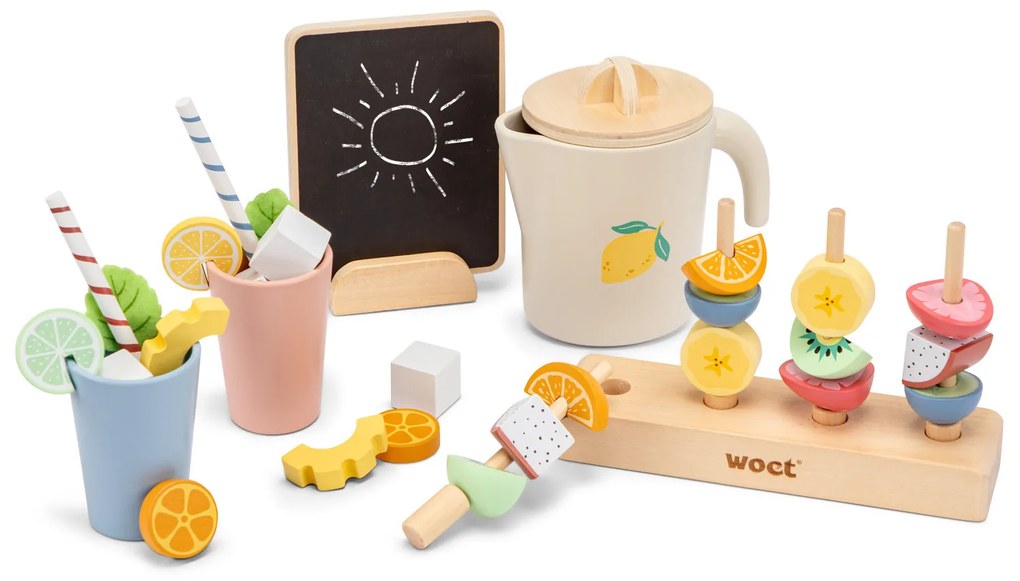 Drevená hracia súprava – letná párty