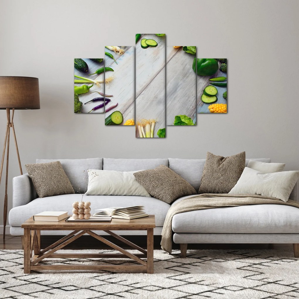 Obraz zeleniny (150x105 cm)