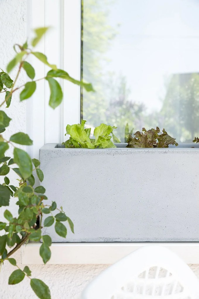 Hrantík FLOBO, sklolaminát, šírka 60 cm, betón - design