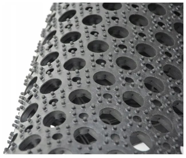 Rohožka čtverrohá HONEYCOMB 100 x 150 cm černá