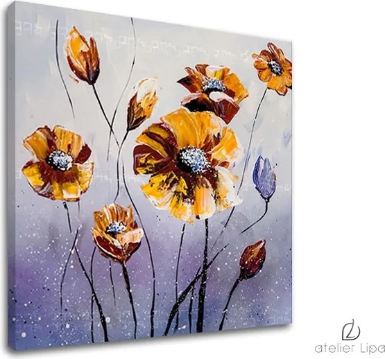 Autorská reprodukcia na plátne KVETY XOBDO104D1