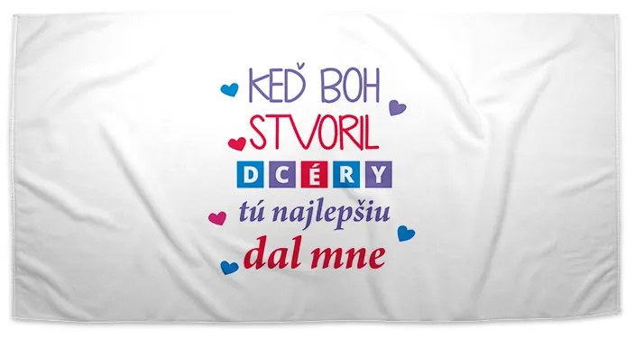 Sablio Uterák Keď Boh stvoril dcéry - 50x100 cm