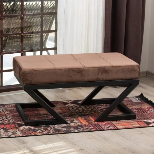 Taburet RINA 45x90 cm hnedá