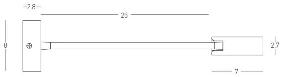 Zambelis 22049 - LED Flexibilná lampička LED/3W/230V CRI90 čierna