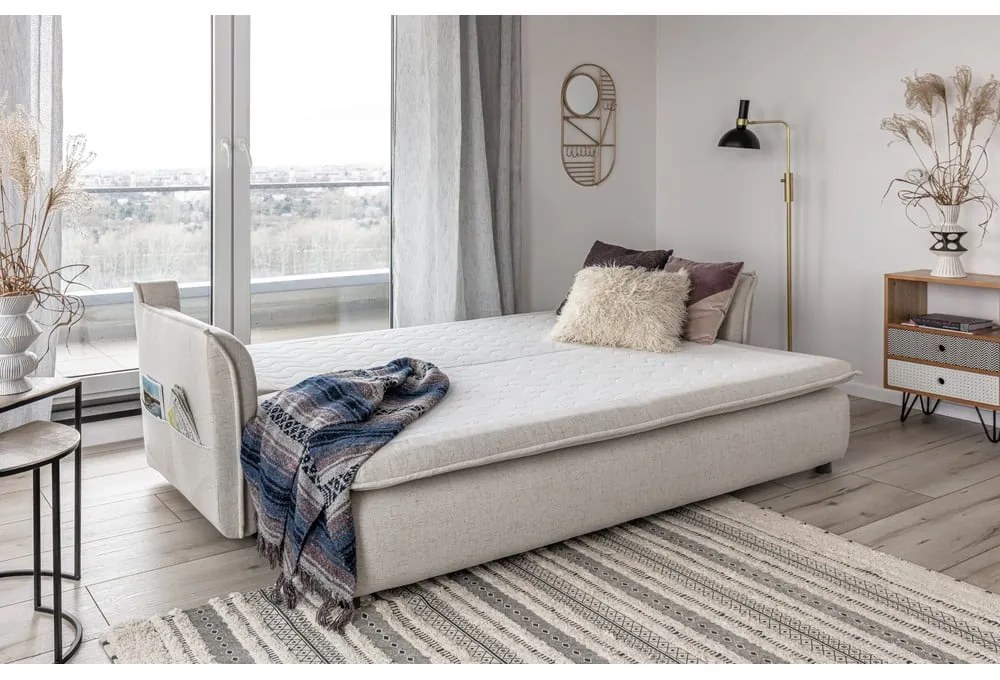 Béžová rozkladacia pohovka Miuform Charming Charlie