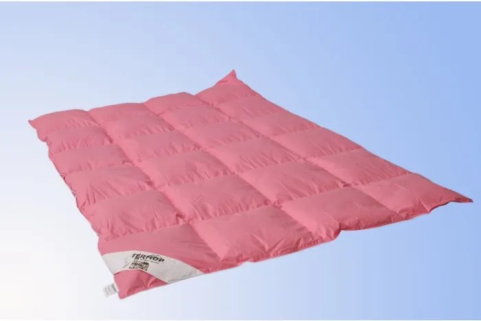 Termop paplón Premium zimný , ružový, perie/páper 140x220 cm