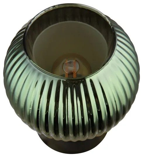 Globo 15638TG - Stolná lampa ZUMBA 1xE27/25W/230V pr. 15 cm zelená