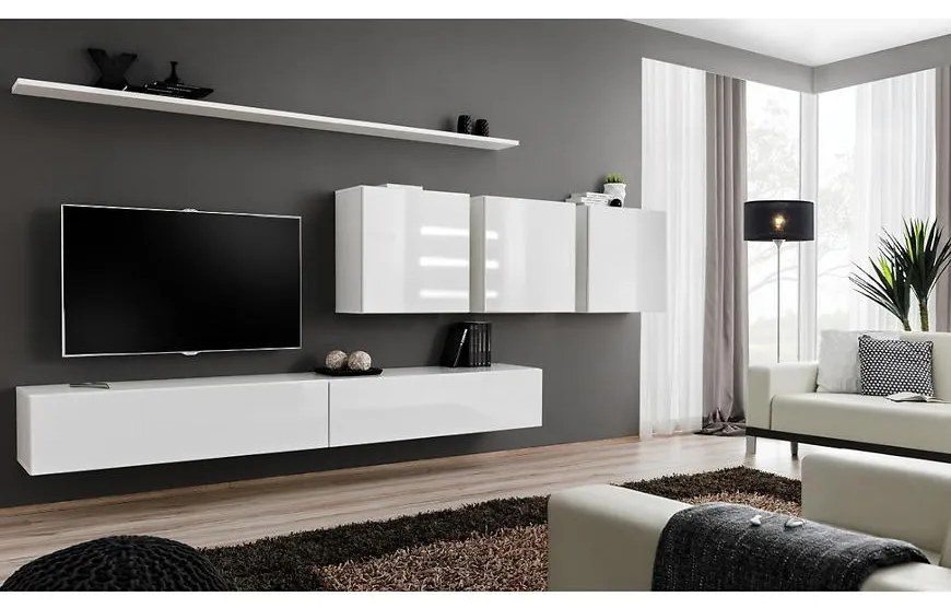 Obývacia stena Switch VII Biely