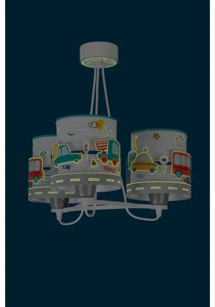 Dalber 61687 - Detský luster BABY TRAVEL 3xE27/60W/230V