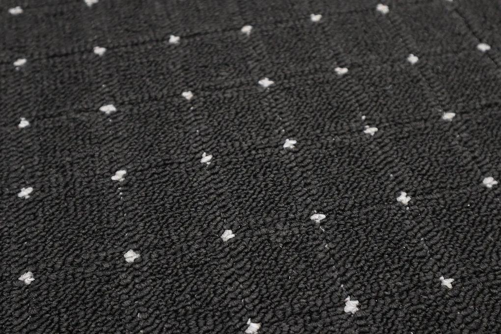 Condor Carpets Kusový koberec Udinese antracit - 140x200 cm