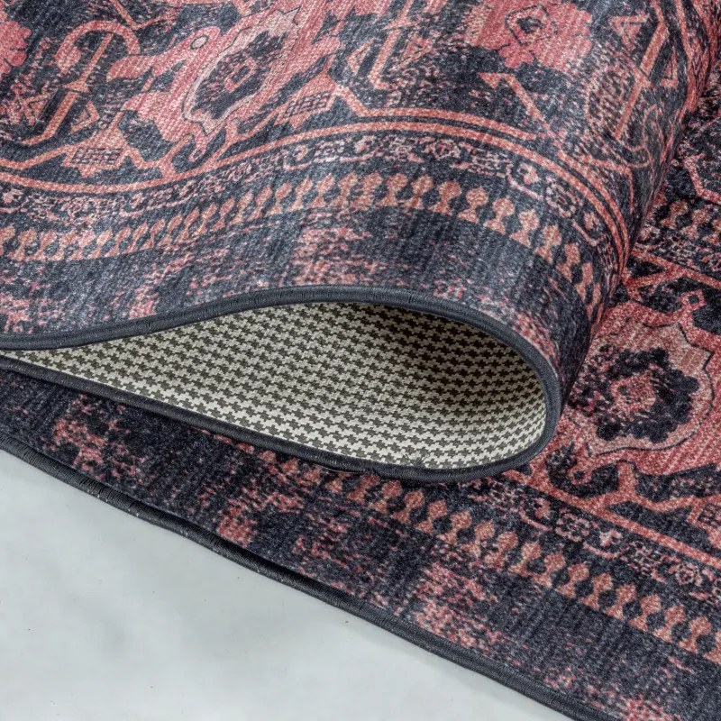 Ayyildiz, Kusový koberec Fiesta 4301 red, 140x200, červená, chodba / predsieň