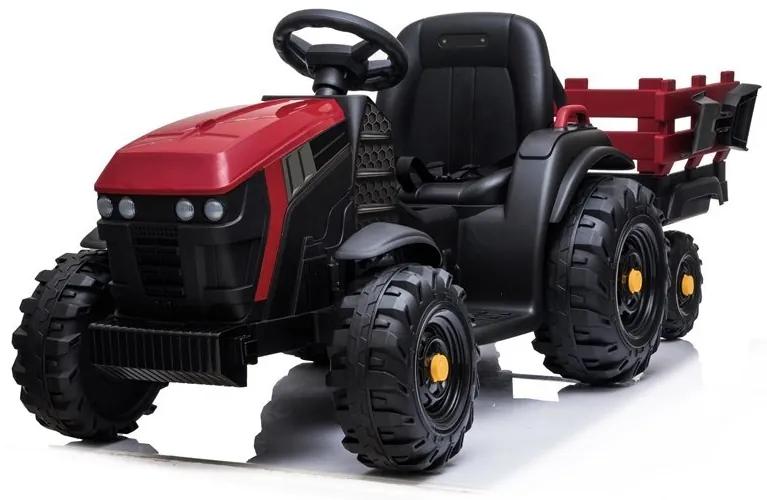 Lean Cars Elektrický traktor BDM0925  - červený motor -2x45W batéria - 12V7Ah 2023