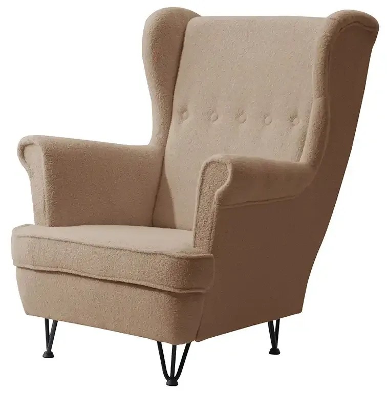 Skandinávske kreslo MARS Béžová