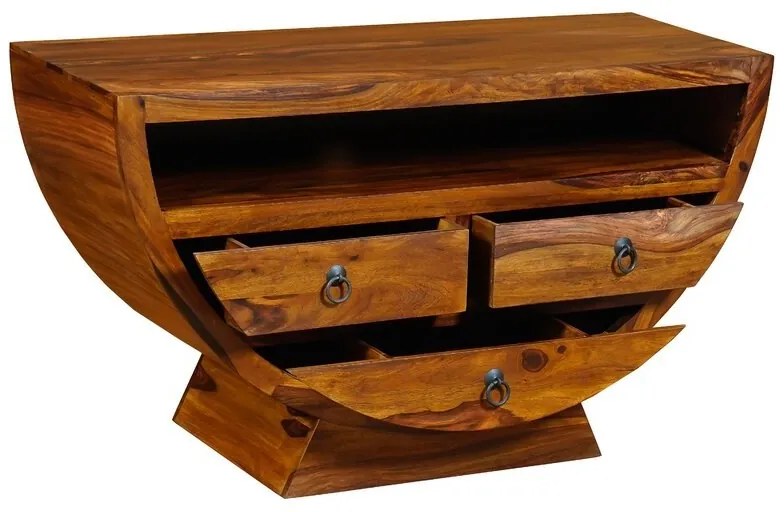 furniture-nabytek.cz - Televízny stolík masív palisander 120x65x45