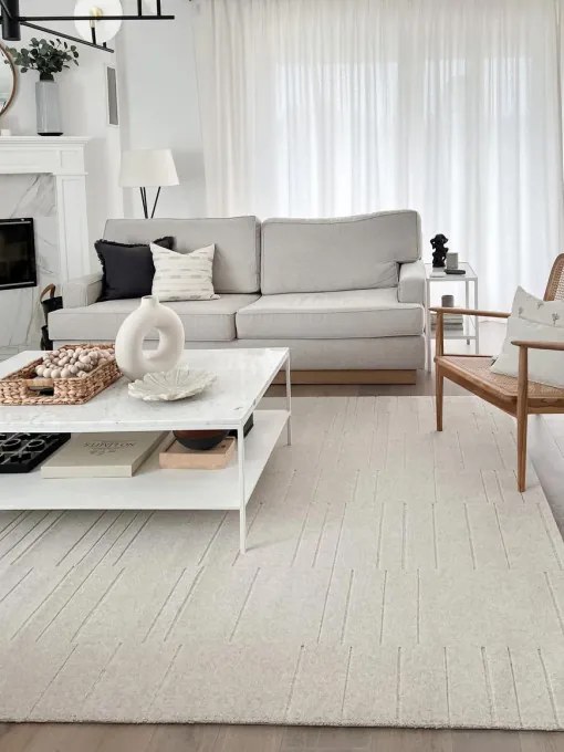 Koberec Agnella Noble Shift svetlosivý