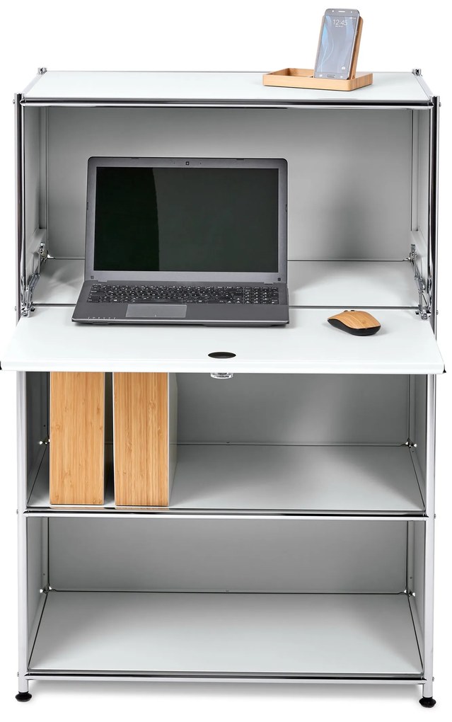 Kovová skrinka »CN3«, biela