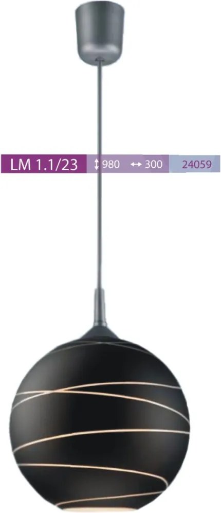 Závesné svietidlo Lamkur LM-1.1/23 24059