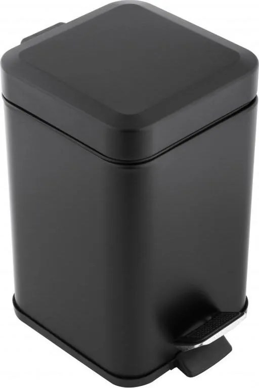Odpadkový kôš do kúpeľne MITA 3l - softclose - čierny