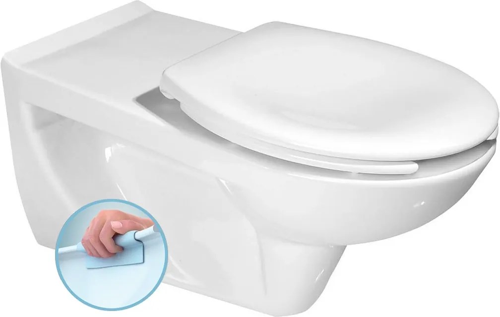 Etiuda K670-002 WC závesné pre telesne postihnutých, CLEAN ON