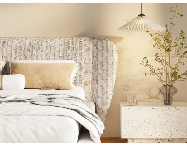 Čalúnená posteľ bez matraca DALIA 180x200 cm béžová