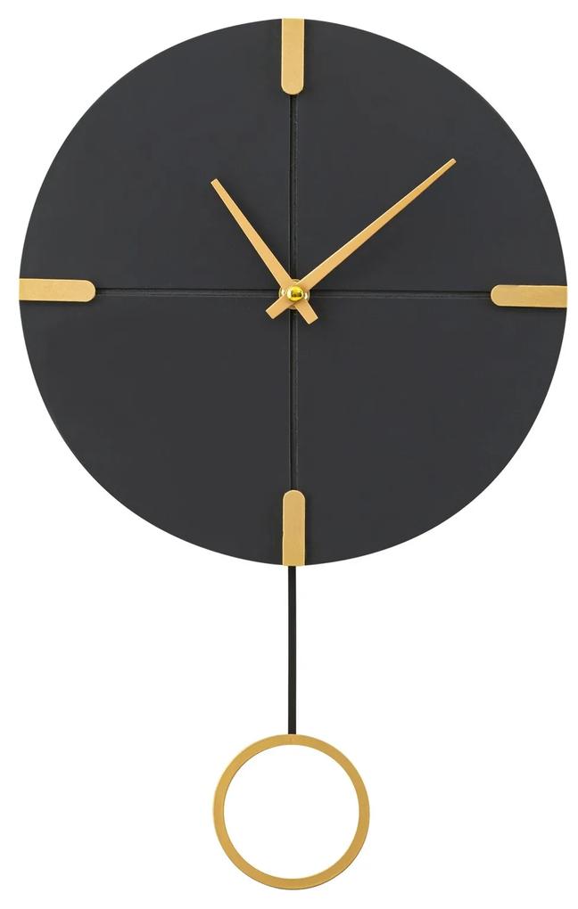 Dekoračné hodiny 25x5x41 cm oceľová