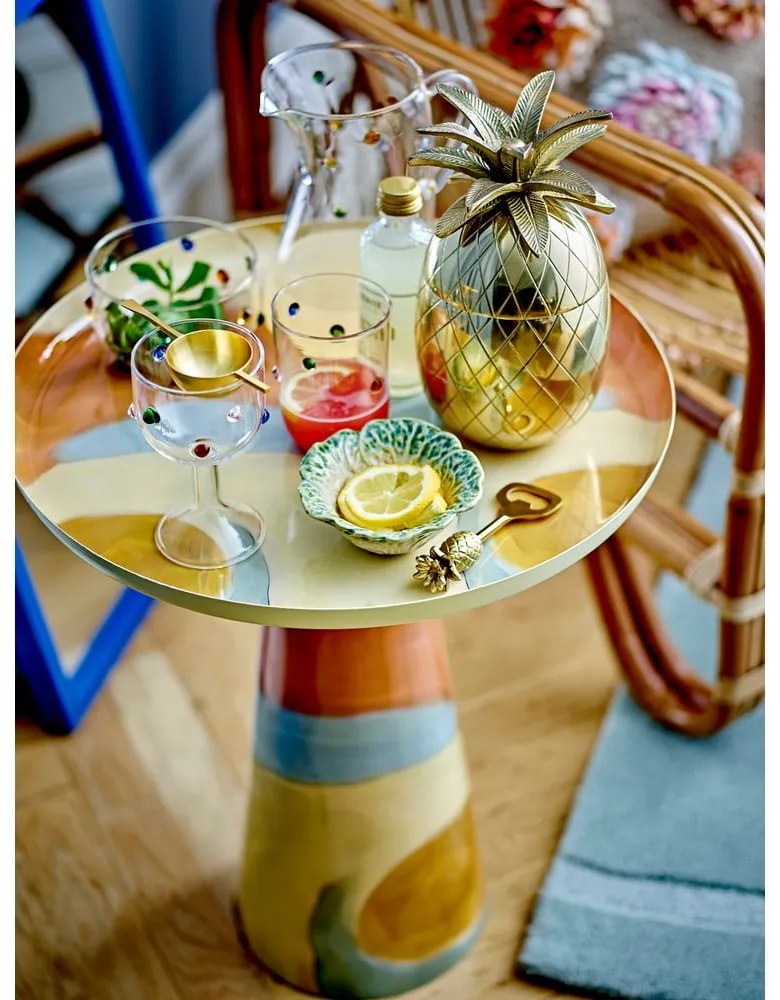 Kovový okrúhly odkladací stolík ø 45,5 cm Brooke – Bloomingville