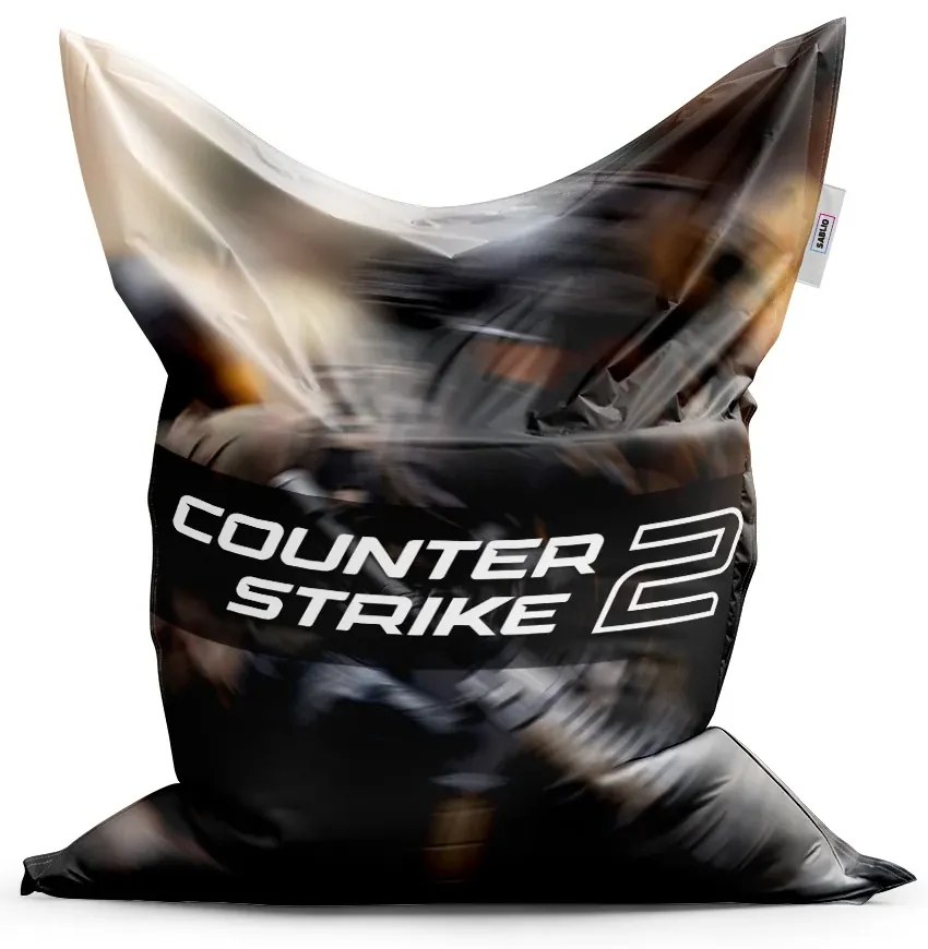 Sablio Sedací vak Classic Counter Strike 2 Vojak - 200x140 cm