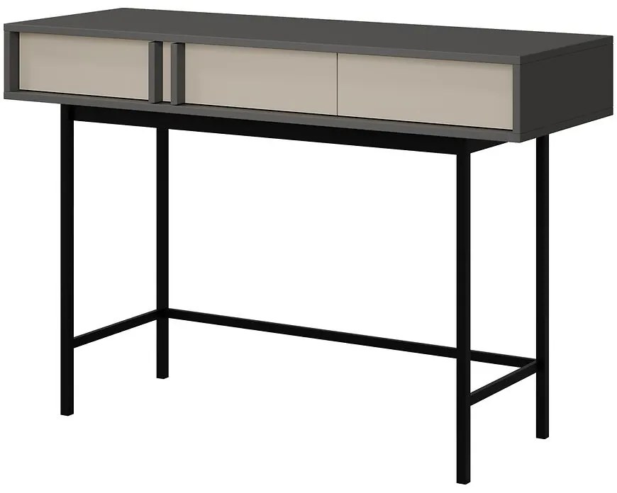 Písací stôl Alsy 11 Svetlobéžová/Antracit