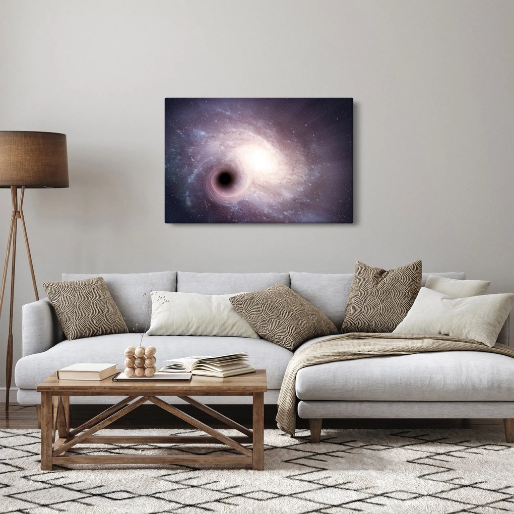 Obraz - Špirálna galaxia (90x60 cm)